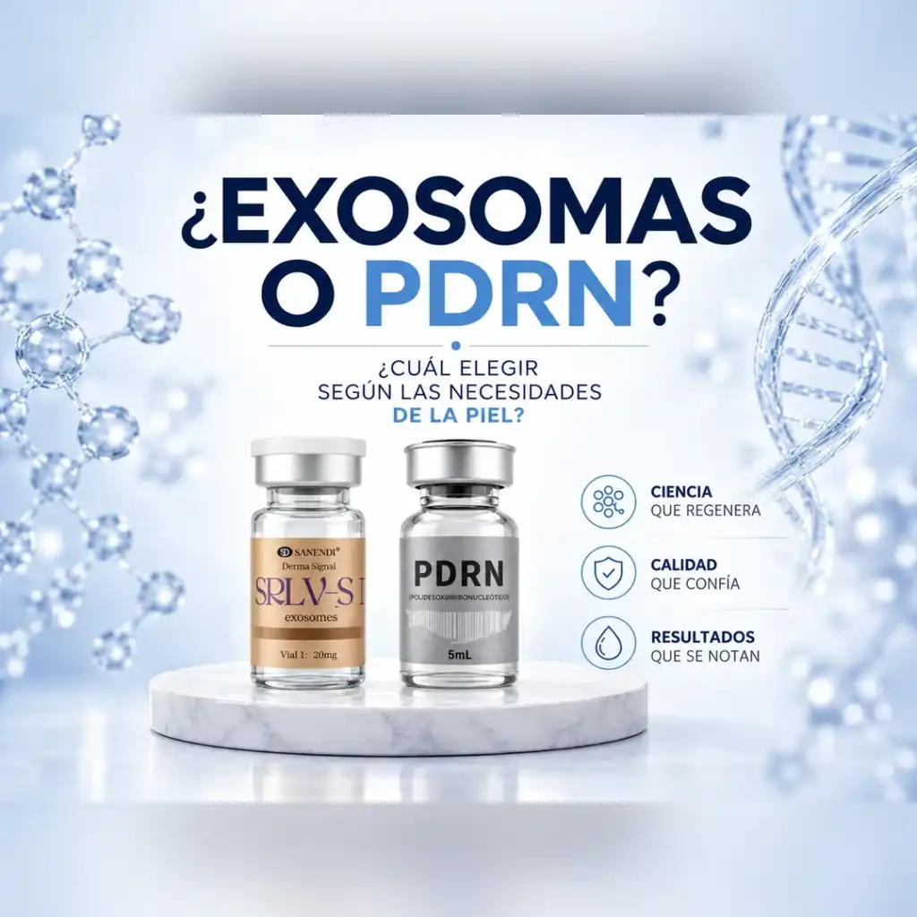 Exosoma o PDRN: ¿cuál elegir según las necesidades de la piel?